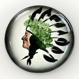 Rare Vintage 1950s DeForest California Ceramic Native American Chief Leader